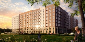 МЖК «Живописный», планировка 2-комнатной квартиры, 66.25 м²