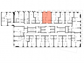 ЖК «2-й Иртышский», планировка 1-комнатной квартиры, 37.90 м²