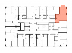 ЖК «Бунинская набережная», планировка 1-комнатной квартиры, 32.20 м²