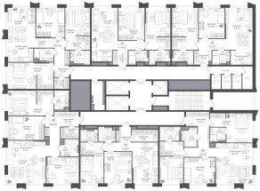 ЖК «Петровский парк II», планировка 3-комнатной квартиры, 95.00 м²