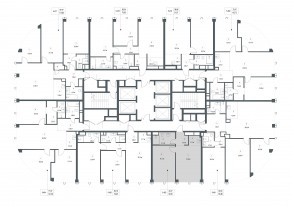 ЖК «Famous», планировка 1-комнатной квартиры, 52.65 м²
