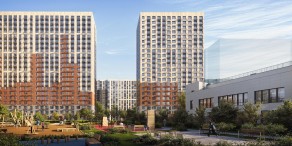 ЖК Новоград «Павлино», планировка 1-комнатной квартиры, 42.89 м²