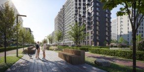 ЖК «Мытищи Парк», планировка студии, 22.27 м²