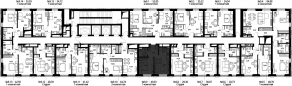 ЖК «Селигер Сити», планировка 1-комнатной квартиры, 40.42 м²