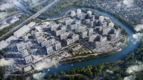 ЖК «Прибрежный Парк», планировка 1-комнатной квартиры, 32.68 м²
