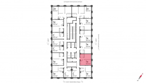 ЖК «ЗИЛАРТ», планировка 1-комнатной квартиры, 35.90 м²