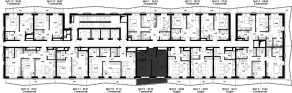 ЖК «Селигер Сити», планировка 1-комнатной квартиры, 45.25 м²