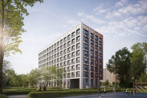 ЖК «Дмитровское небо», планировка студии, 30.90 м²