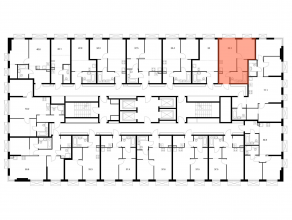 ЖК «2-й Иртышский», планировка 1-комнатной квартиры, 34.30 м²