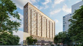 ЖК «Дом Malevich», планировка 3-комнатной квартиры, 61.10 м²