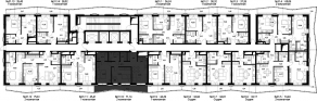 ЖК «Селигер Сити», планировка 2-комнатной квартиры, 72.80 м²