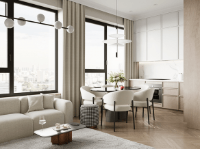 ЖК «ARTEL», планировка 3-комнатной квартиры, 69.10 м²