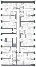 ЖК «Петровский парк II», планировка 2-комнатной квартиры, 68.60 м²