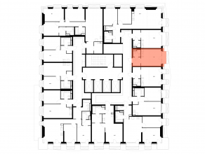 ЖК «2-й Иртышский», планировка студии, 22.00 м²