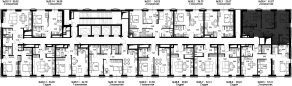 ЖК «Селигер Сити», планировка 2-комнатной квартиры, 63.75 м²