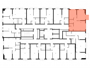ЖК «Ярославский квартал», планировка 2-комнатной квартиры, 58.20 м²