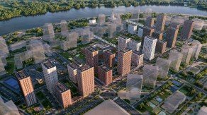 ЖК «Holland park», планировка 1-комнатной квартиры, 35.00 м²