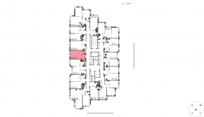 ЖК «Марк», планировка студии, 28.60 м²