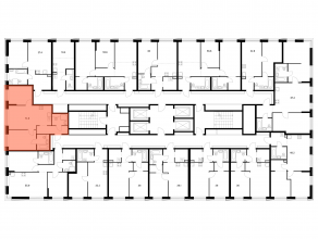 ЖК «2-й Иртышский», планировка 2-комнатной квартиры, 51.80 м²