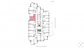ЖК «Марк», планировка студии, 28.80 м²
