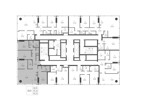 МФК «SLAVA», планировка 4-комнатной квартиры, 125.20 м²