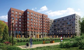 МЖК «Живописный», планировка 2-комнатной квартиры, 66.25 м²