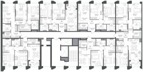 ЖК «Петровский парк II», планировка 3-комнатной квартиры, 99.40 м²