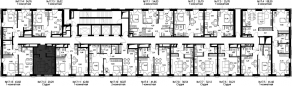 ЖК «Селигер Сити», планировка студии, 29.95 м²