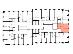 ЖК «Нарвин», планировка 1-комнатной квартиры, 32.80 м²