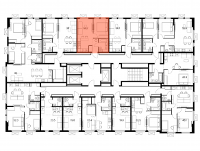 ЖК «Ярославский квартал», планировка 1-комнатной квартиры, 34.20 м²