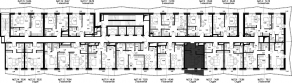ЖК «Селигер Сити», планировка студии, 34.64 м²