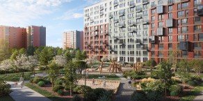 ЖК «Новое Колпино», планировка 2-комнатной квартиры, 54.72 м²