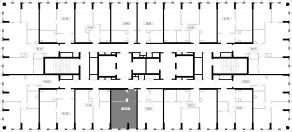 ЖК «MOD», планировка студии, 30.39 м²