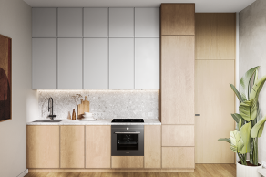 ЖК «ARTEL», планировка 2-комнатной квартиры, 61.20 м²
