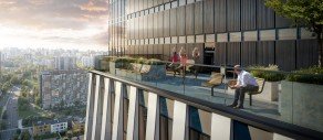 ЖК «Бусиновский парк», планировка 3-комнатной квартиры, 82.61 м²