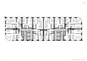 ЖК «Victory Park Residences», планировка 3-комнатной квартиры, 103.50 м²