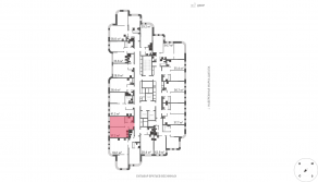 ЖК «Марк», планировка 1-комнатной квартиры, 37.20 м²