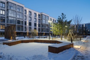 Апарт-комплекс «Bereg. Курортный», планировка 2-комнатной квартиры, 66.98 м²