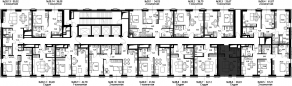 ЖК «Селигер Сити», планировка студии, 30.89 м²