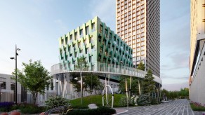 ЖК «MOD», планировка 3-комнатной квартиры, 103.69 м²