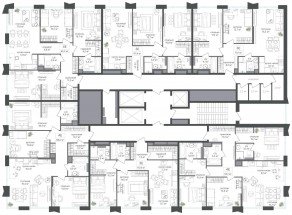 ЖК «Петровский парк II», планировка 2-комнатной квартиры, 65.90 м²