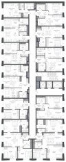 ЖК «Семеновский парк 2», планировка 2-комнатной квартиры, 61.20 м²