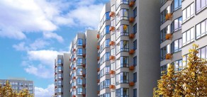 ЖК «Высокие жаворонки», планировка 3-комнатной квартиры, 68.60 м²