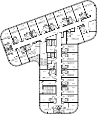 Апарт-комплекс «GloraX Заневский», планировка студии, 37.40 м²