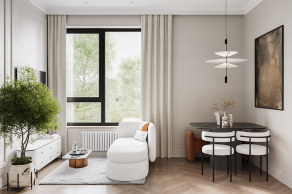 ЖК «ARTEL», планировка 2-комнатной квартиры, 58.30 м²