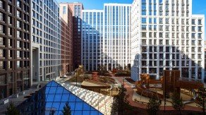 ЖК «MYPRIORITY Basmanny», планировка 2-комнатной квартиры, 44.18 м²
