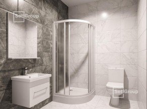 ЖК «Amber Club», планировка студии, 24.70 м²