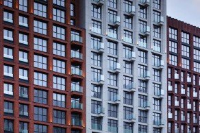 ЖК «MYPRIORITY Basmanny», планировка 2-комнатной квартиры, 44.18 м²