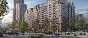 ЖК «Зеленый парк», планировка 1-комнатной квартиры, 38.20 м²