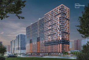 ЖК «Город звезд», планировка студии, 24.96 м²